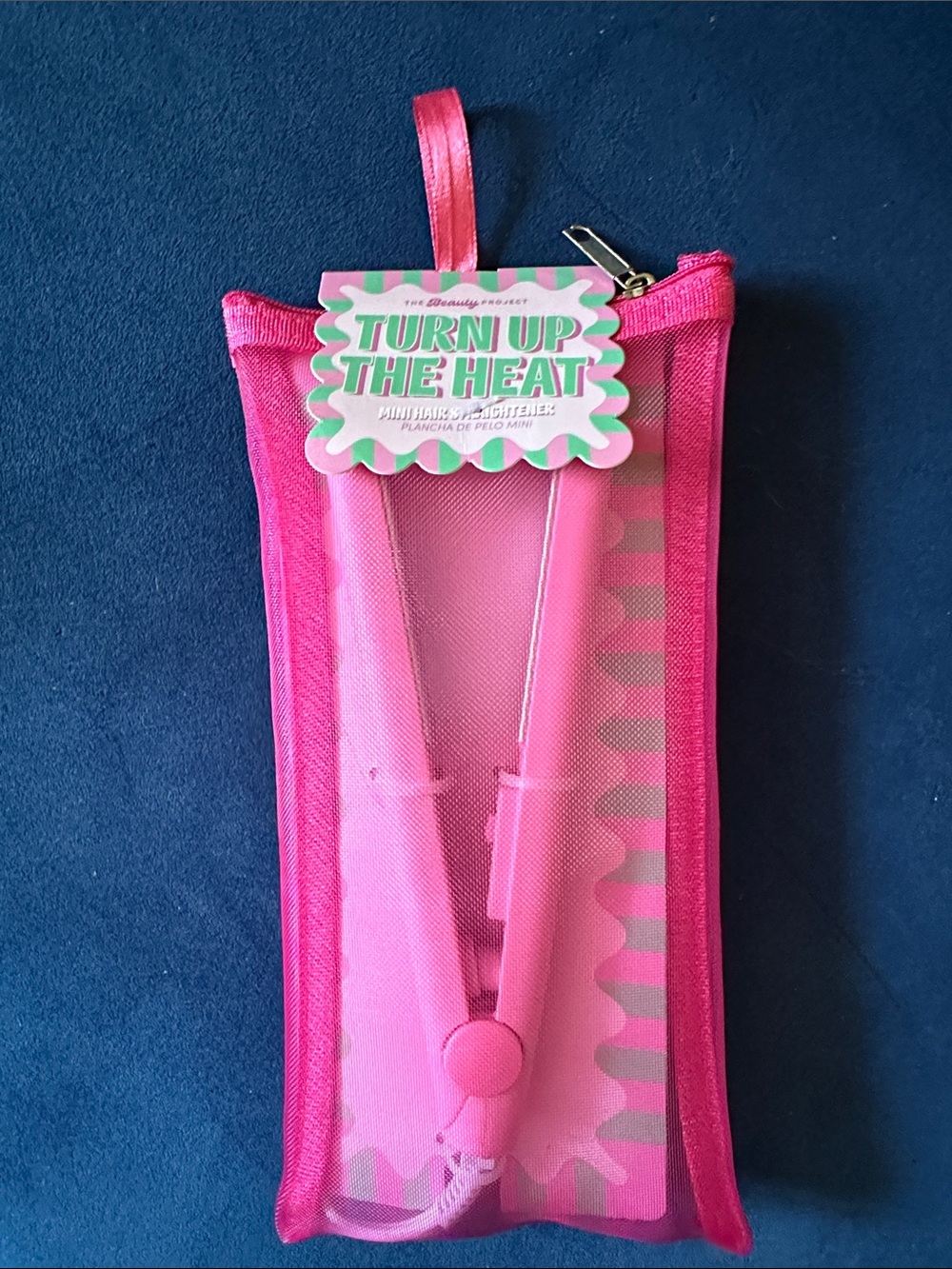 Turn Up The Heat Pink Mini Hair Straightener